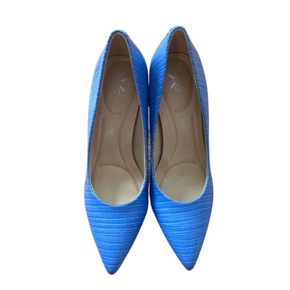 Women’s Nine West blue heels - Picture 1 of 6